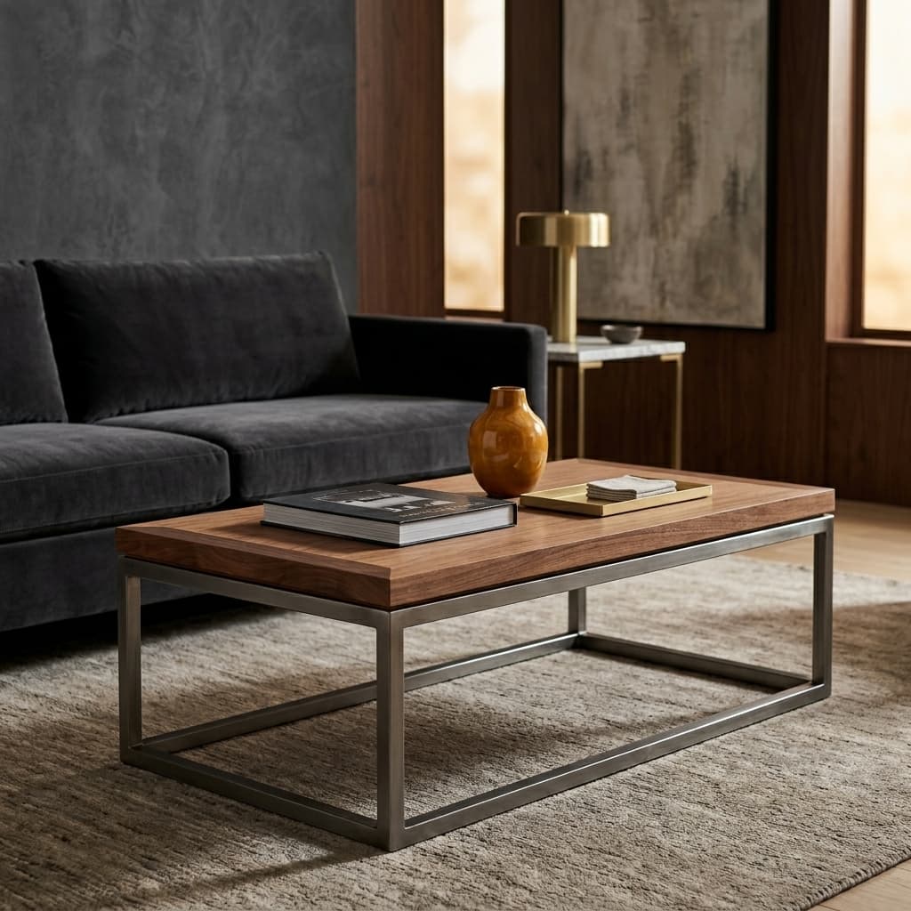 Varon Rectangular Coffee Table - mood