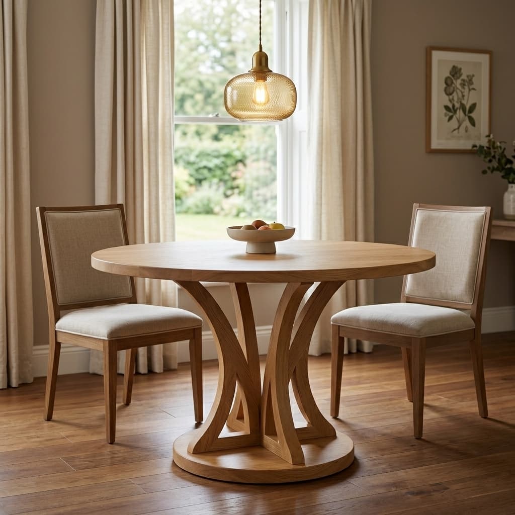 Arven Round Dining Table - mood