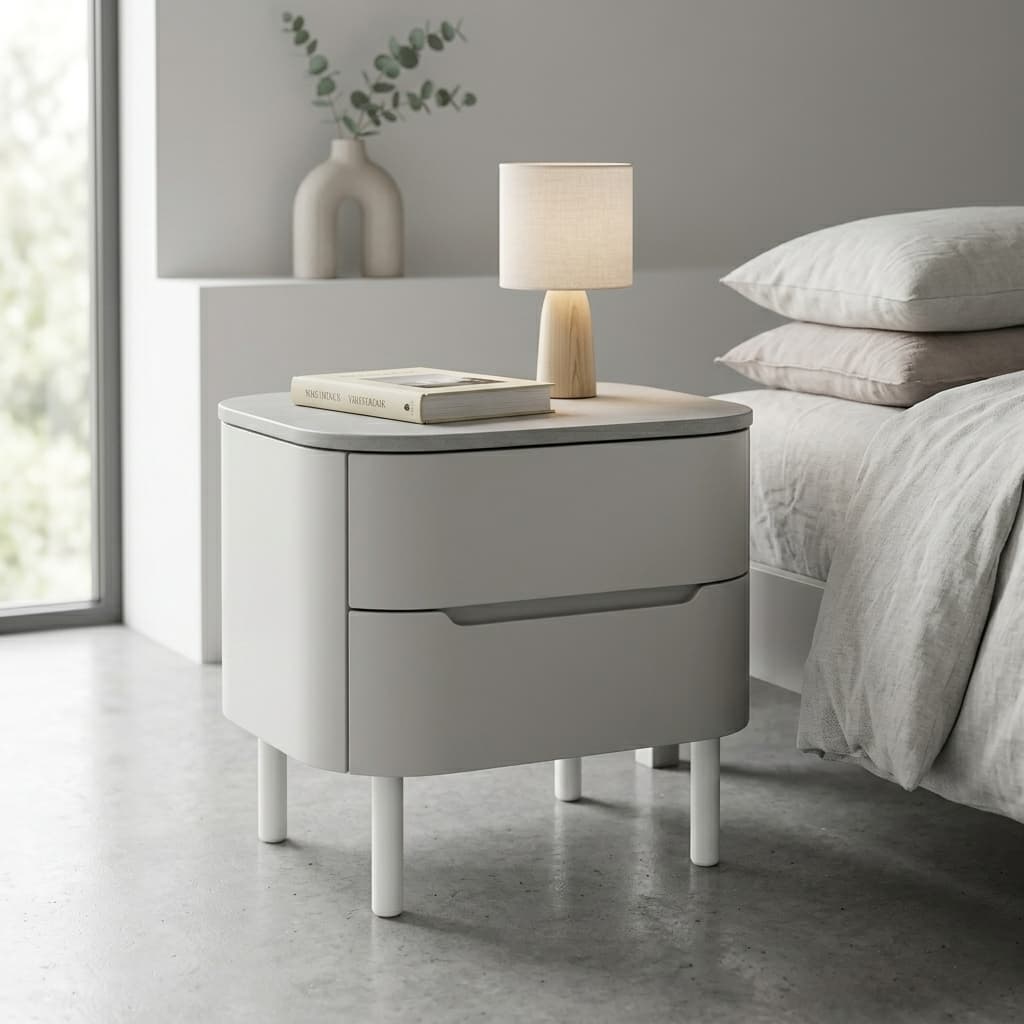 Lento Bedside Table - mood