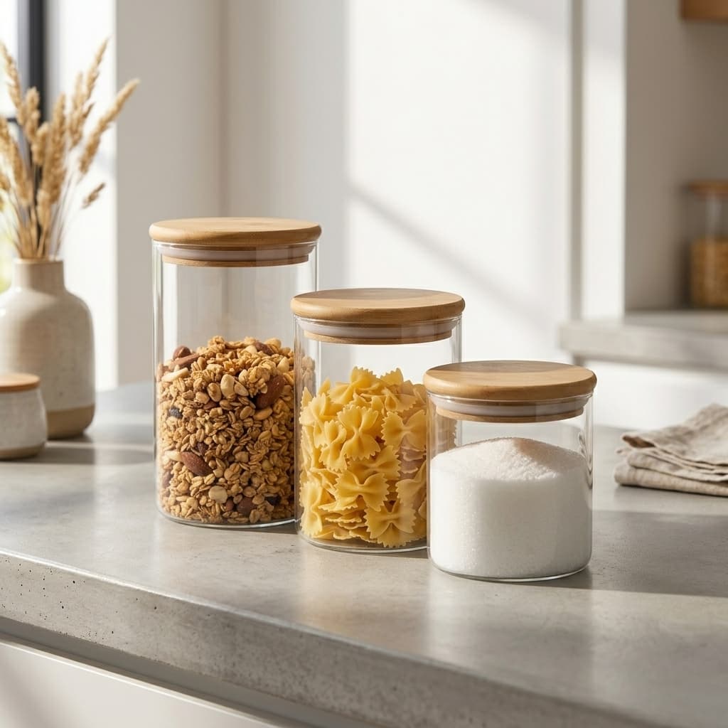 Nivea Glass Storage Jar Set - mood