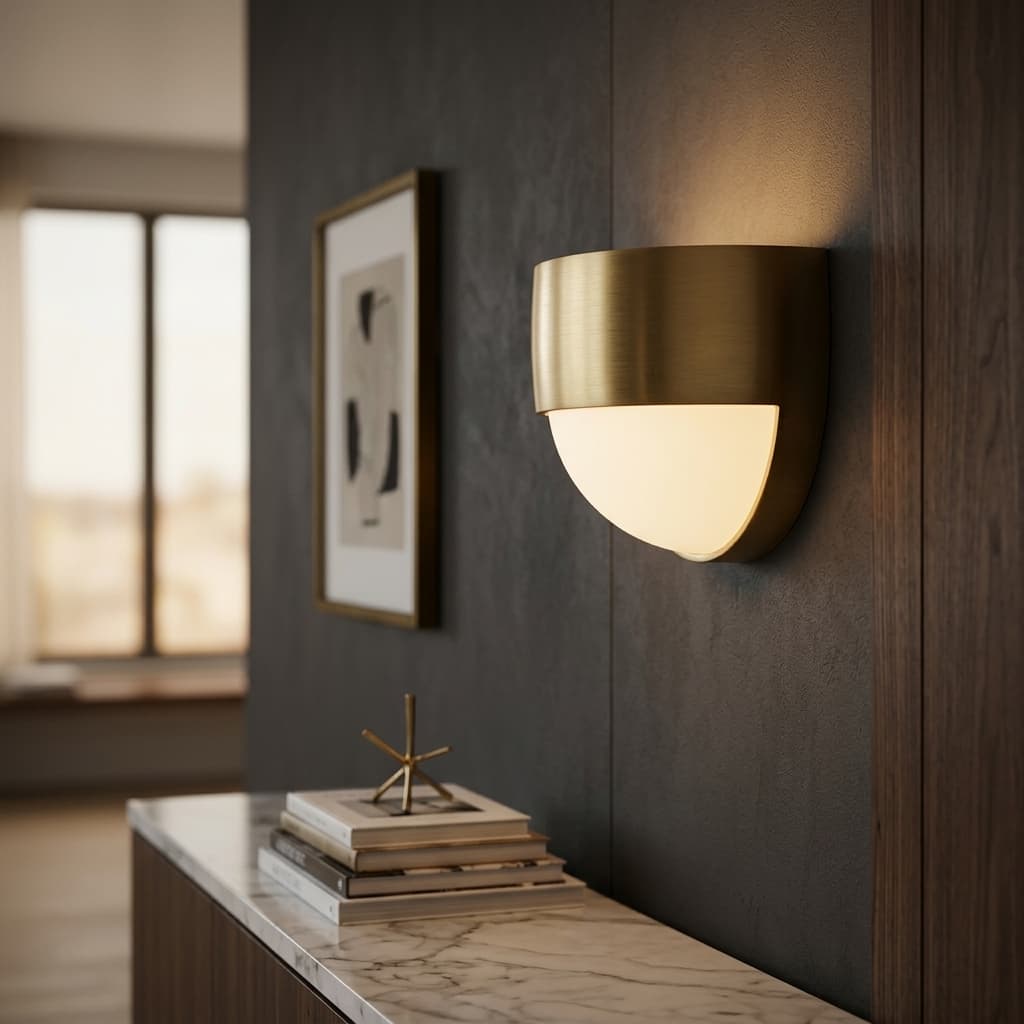 Sora Shield Wall Light - mood