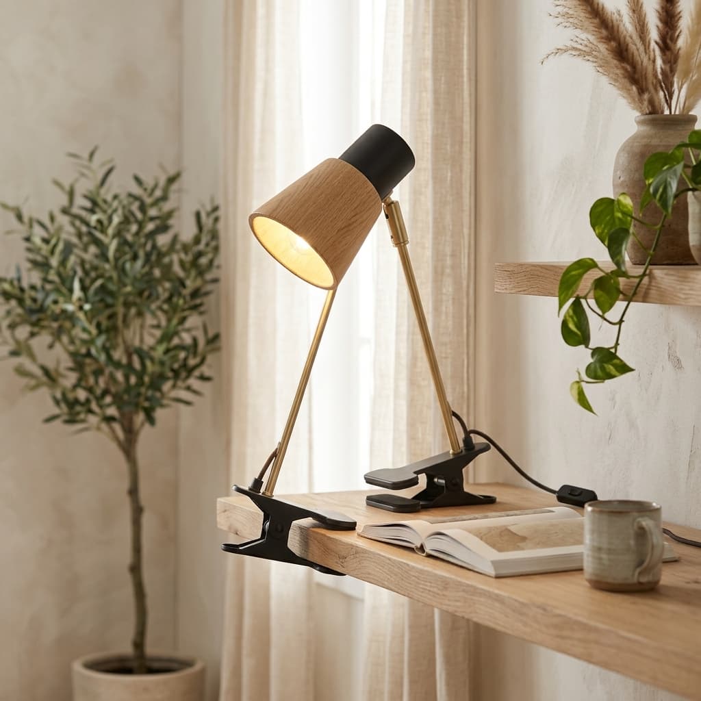 Arven Clamp Lamp - mood